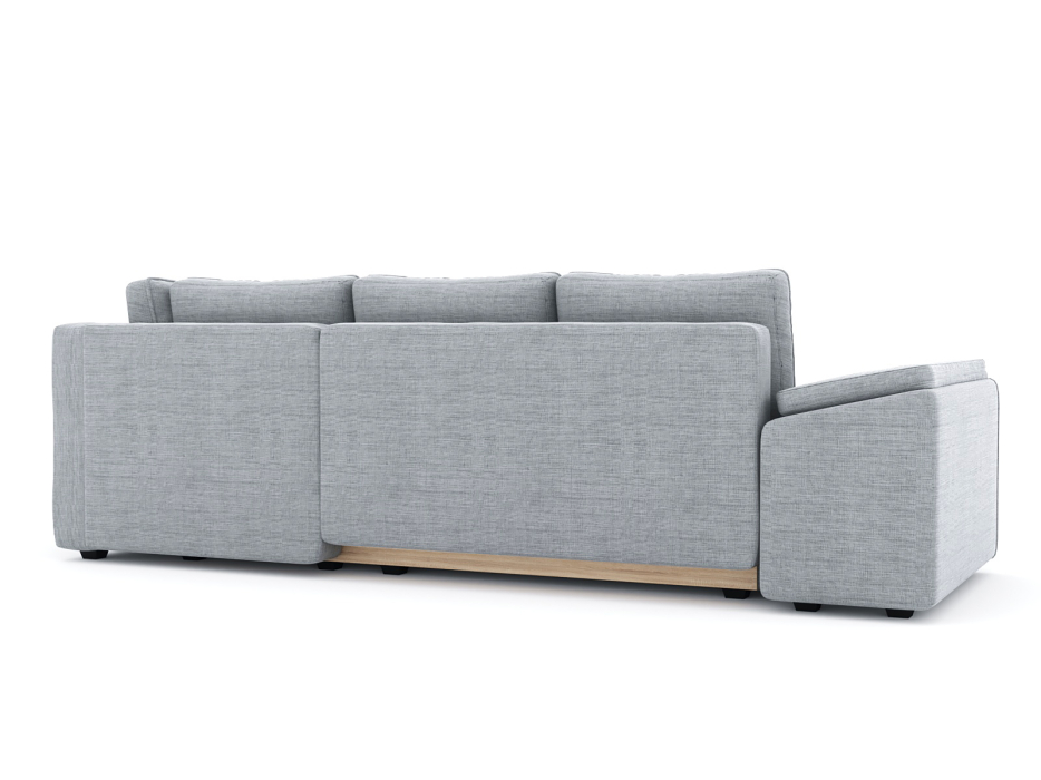 Диваны угловые в гостиную, Диван-кровать угловой Хавьер 1 ПБ еврокнижка, рогожка