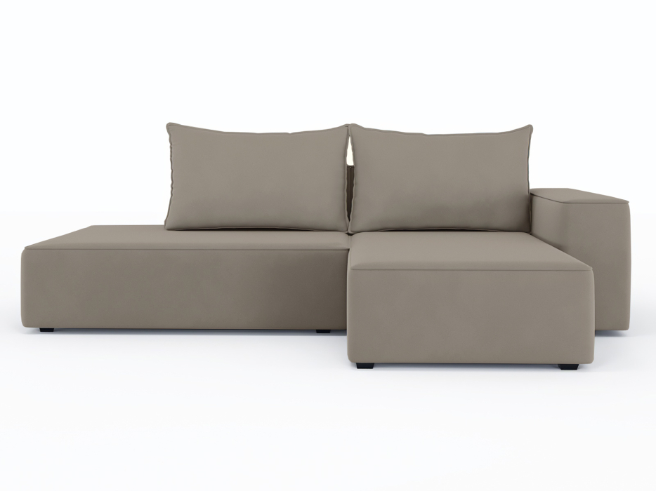 Диваны угловые в гостиную, Диван-кровать угловой Кензо еврокнижка, велюр