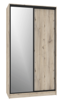 Шкафы-купе 2-х дверные, Шкаф-купе 2-дв  Домашний 1200 зеркало/лдсп  (в2295*ш1232*г595)