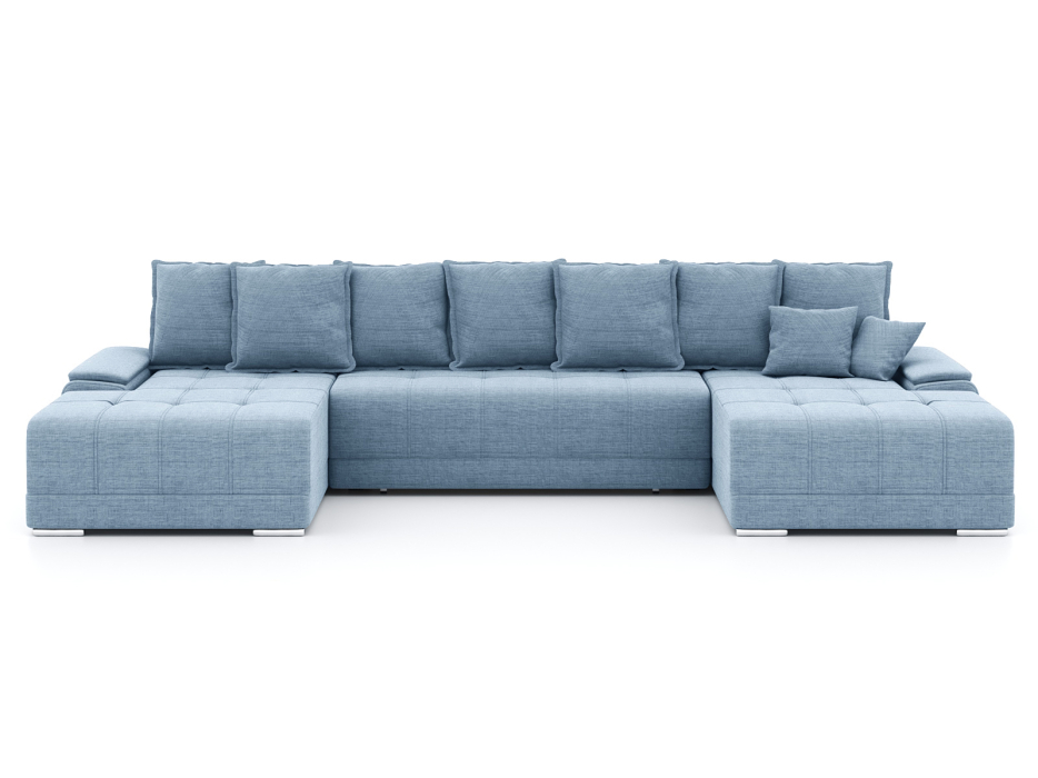 Гостиная, Диван-кровать П-образный Нордвикс, рогожка Люкс