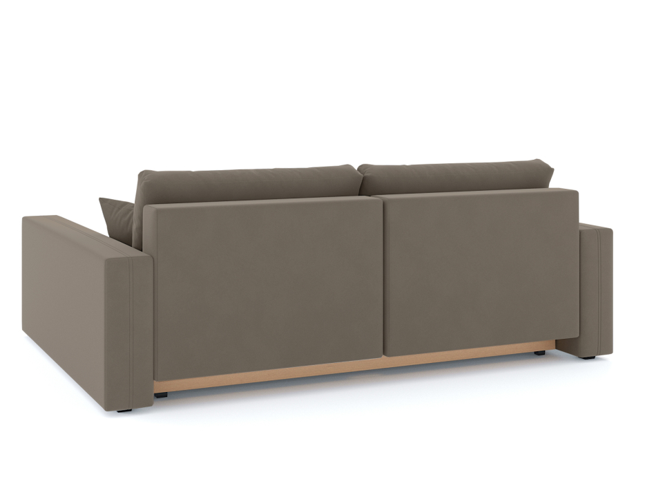 Диваны угловые в гостиную, Диван-кровать угловой Брест 2 секции еврокнижка, велюр