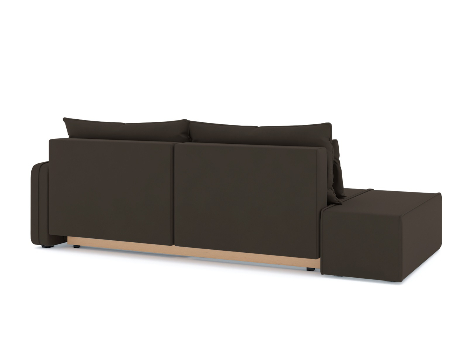 Диваны угловые в гостиную, Диван-кровать угловой Портленд еврокнижка НПБ, велюр