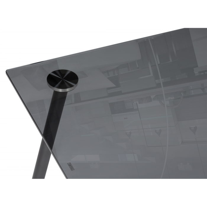 Обеденные столы, Стол стеклянный  Smoke 120х80х75