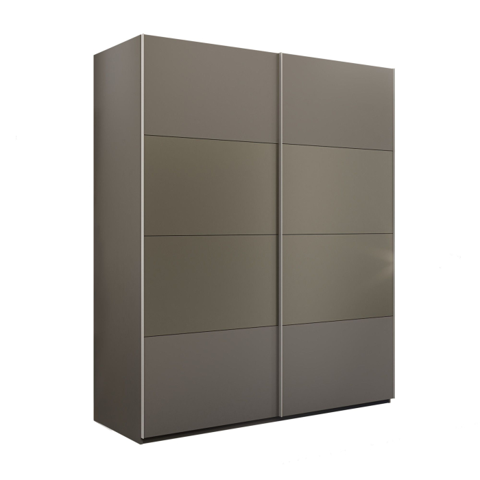 Шкафы-купе 2-х дверные, Шкаф-купе Эста 2-х дверный ДСП/Стекла хаки/Доводчик 200х66х240