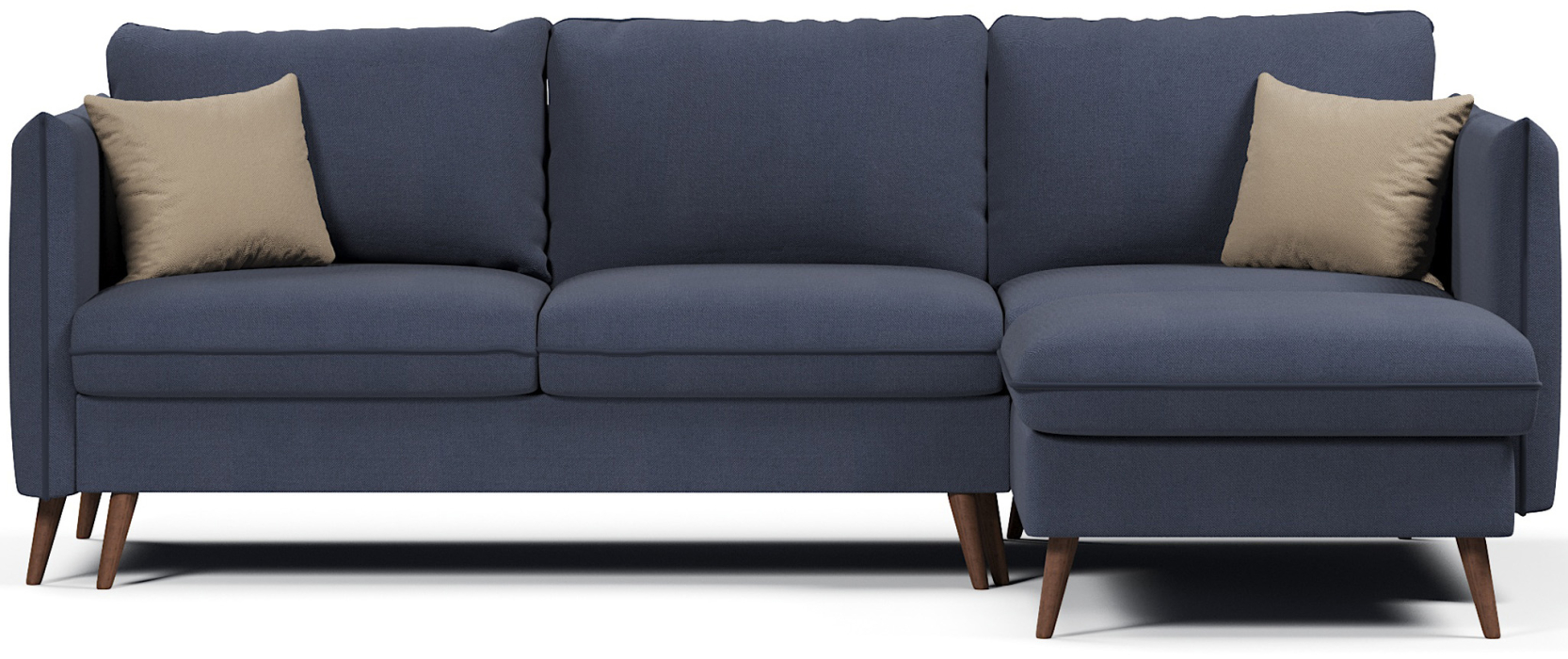 Диваны угловые, Диван угловой Пекин еврокнижка, велюр