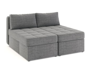 Диван-кровать угловой Оливер еврокнижка-трансформер, рогожка