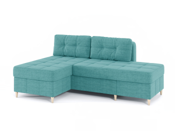 Диван-кровать угловой Оливер Люкс 2 еврокнижка-трансформер, рогожка