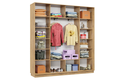 Шкаф-купе Премьер 35 (01РЧ;01РЧ;01РЧ) фасады ромб чёрный/трёхдверный/Профиль чёрный муар