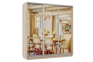 Шкаф-купе Премьер Лайт 21 (11;11;11) трехдверный