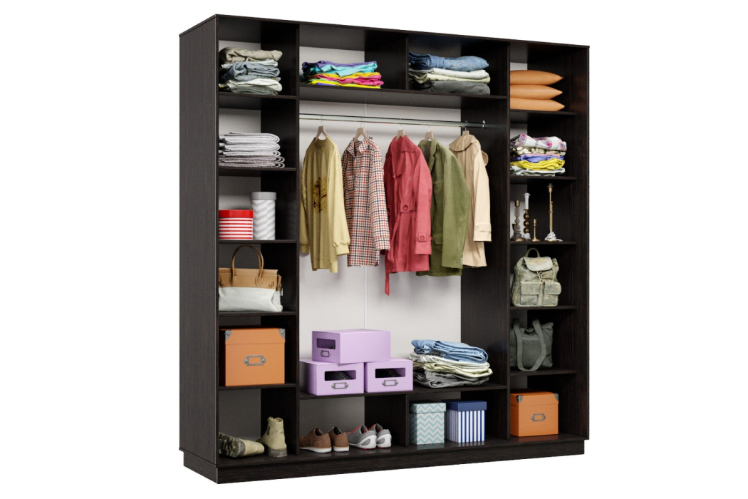 Шкафы-купе, Шкаф-купе Премьер 34 (14;14;14) трёхдверный