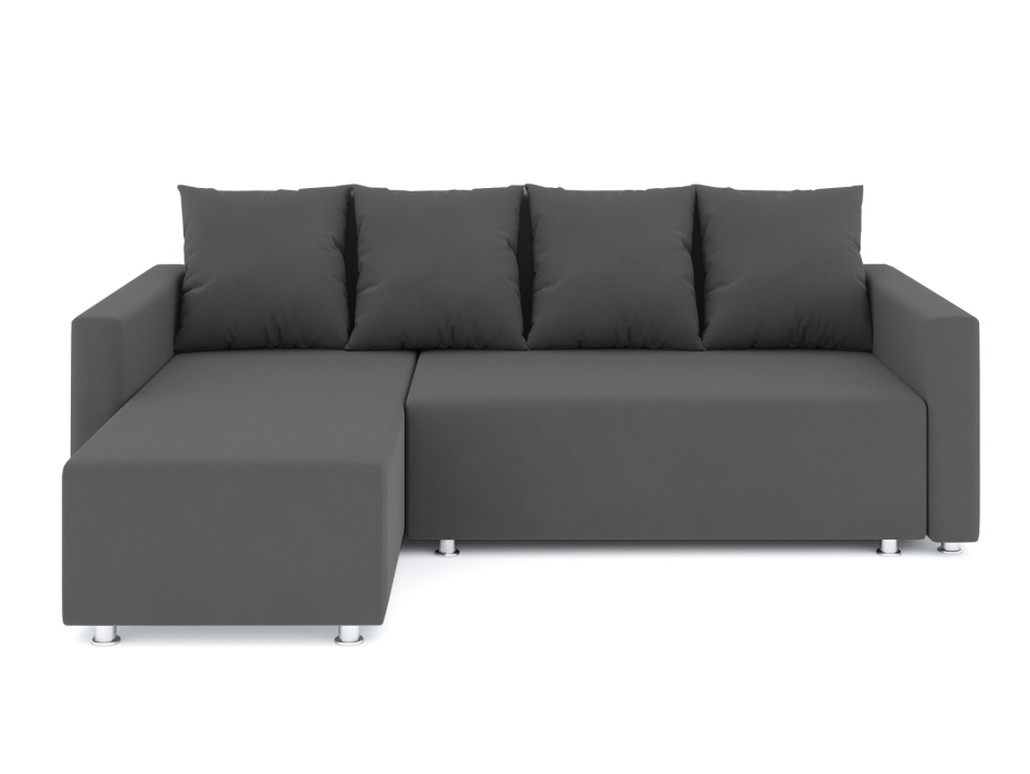 Диваны угловые в гостиную, Диван-кровать угловой Челси еврокнижка, велюр