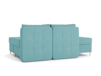 Диван-кровать угловой Оливер 2 еврокнижка-трансформер, велюр