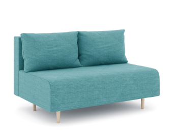 Диван прямой нераскладной Милли мини 2-х  местный без подлокотников, рогожка