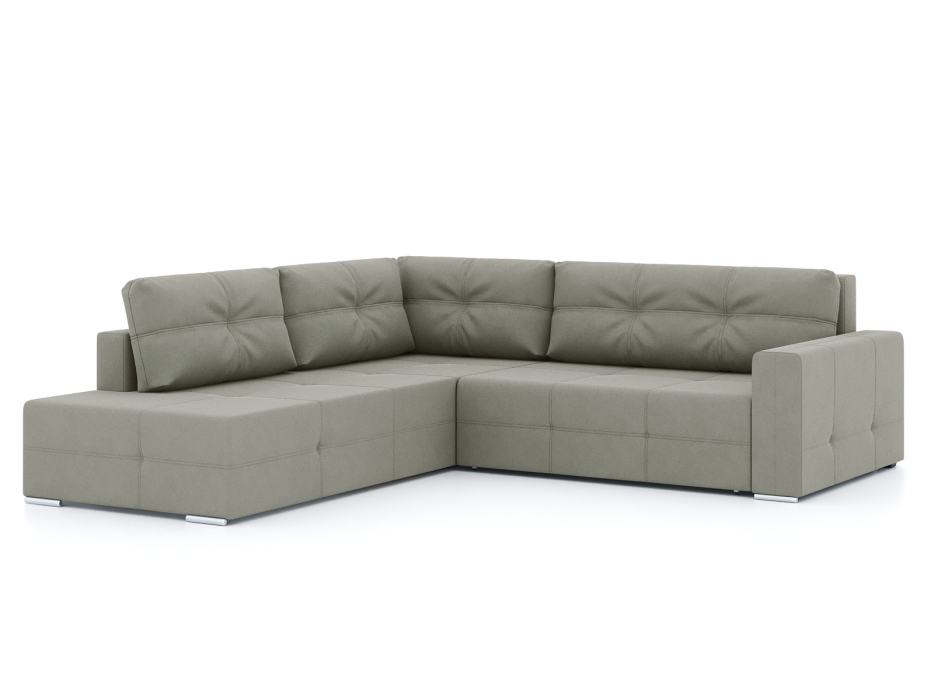 Диваны угловые в гостиную, Диван-кровать угловой Леос НПБ, велюр