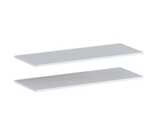 ГАРДЕРОБНЫЕ МАКС, Макс СБ-3451 Полки 1000 Белый (2шт) (опция)