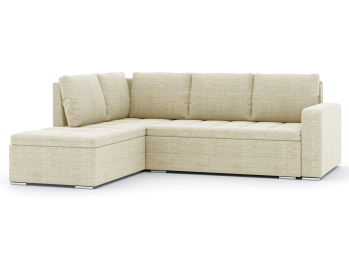 Диван-кровать угловой еврокнижка Бромен, рогожка Люкс