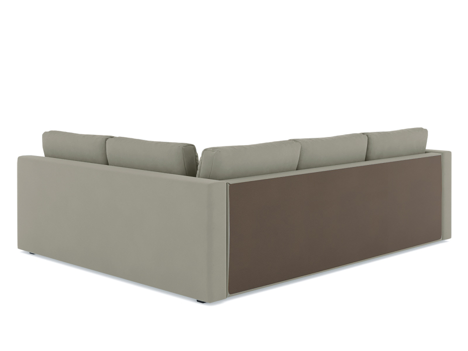 Диваны угловые в гостиную, Диван-кровать угловой Мансберг дельфин, велюр