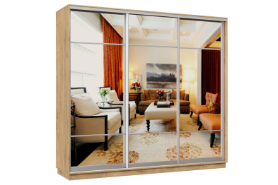 Шкаф-купе Премьер Лайт 60 (11;11;11) трехдверный