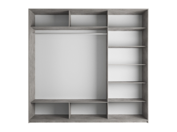 Шкаф-купе Прайм 3-х дверный Стекла фисташка/Доводчики 180х57х230