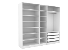 Открытые, Открытая гардеробная Оскар (компл.17), 250 см