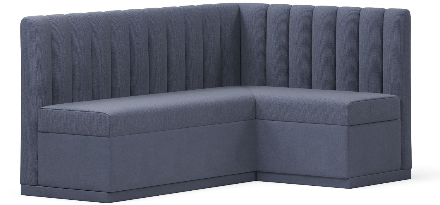 Диваны угловые, Кухонный угловой нераскладной диван Кафф, велюр