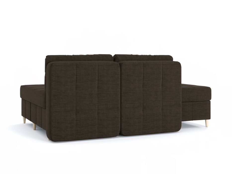 Диваны угловые в гостиную, Диван-кровать угловой Оливер Люкс 2 еврокнижка-трансформер, рогожка Люкс