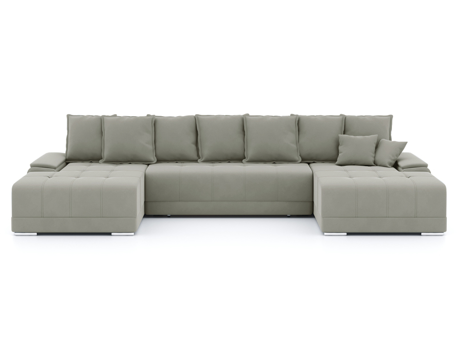 Гостиная, Диван-кровать П-образный Нордвикс, велюр