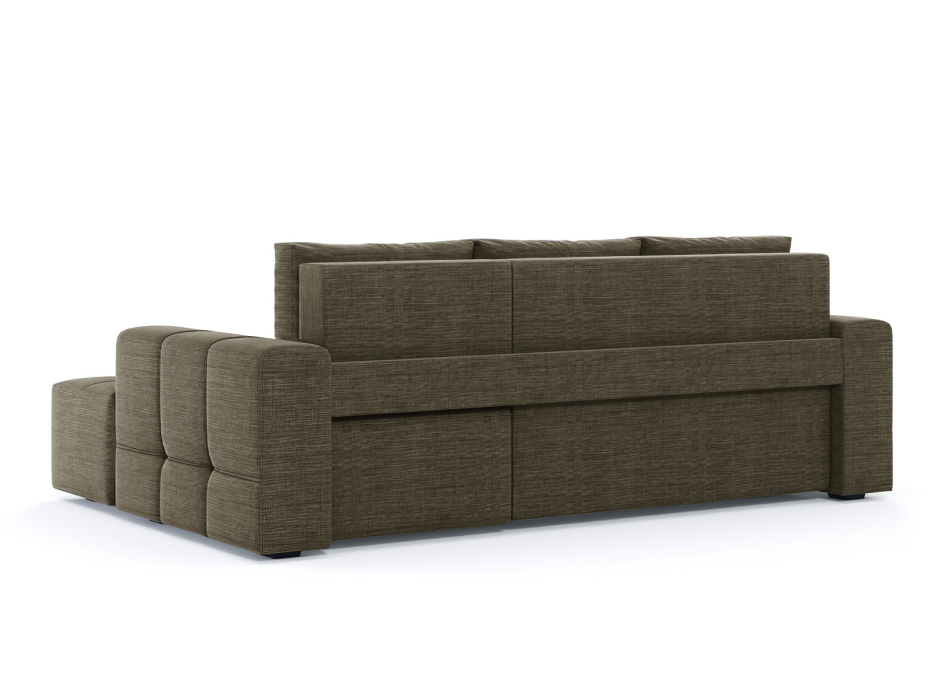 Диваны угловые в гостиную, Диван-кровать угловой Прадо, еврокнижка, рогожка Люкс