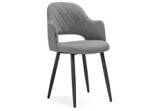 Стулья, Стул Гутрид ромбы спереди (серый / черный)