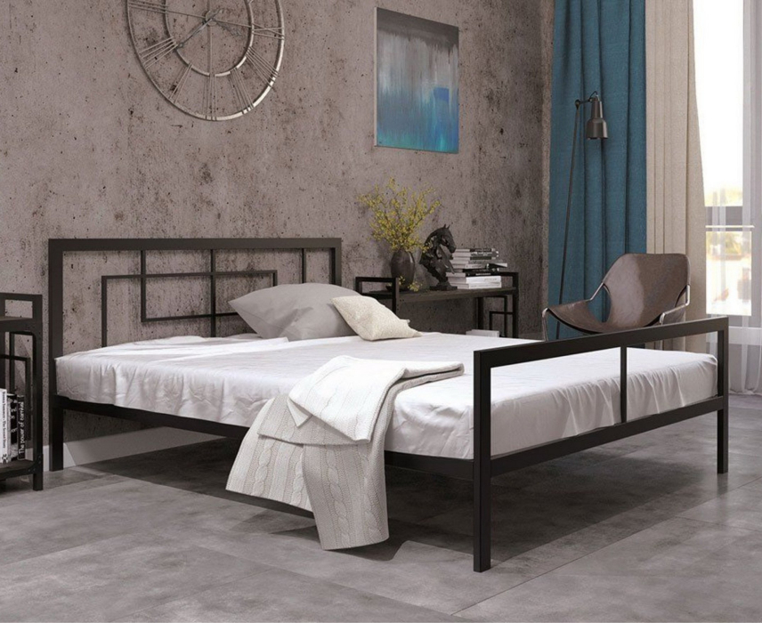 Кровати 120 см, Кровать в стиле лофт Кантерано 1.2