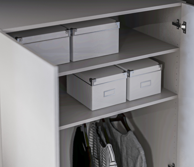 Милан, Полки 1000 Милан СБ-3303 Серый (опция)