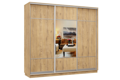 Шкаф-купе Премьер Лайт 59 (08;05;08) трехдверный