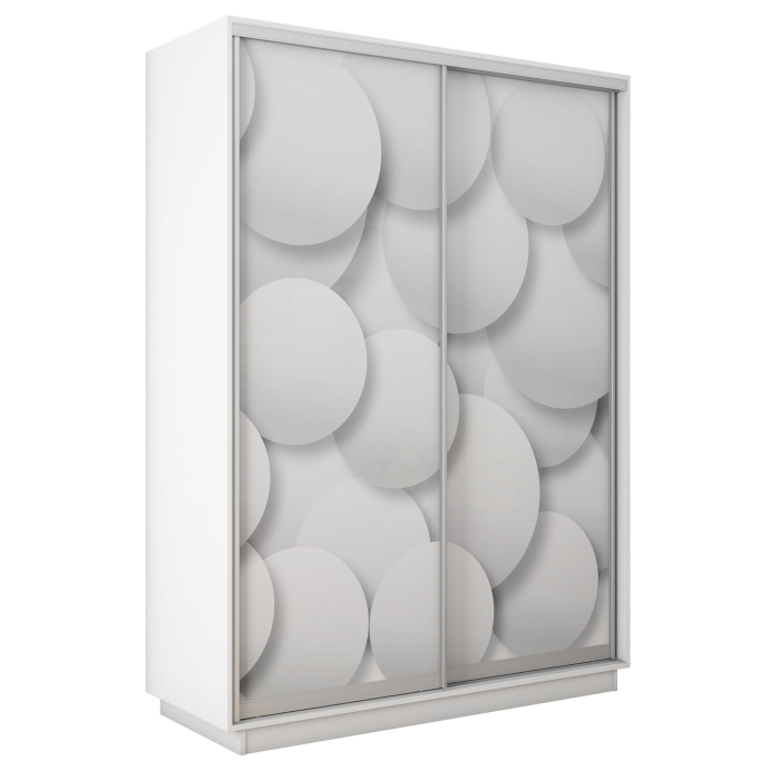 Шкафы-купе 2-х дверные, Шкаф-купе Экспресс 2-х дверный Фотопечать Шары Стекла 120х45х220