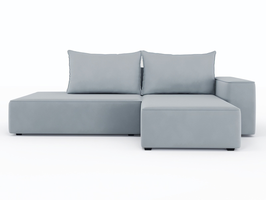 Диваны угловые в гостиную, Диван-кровать угловой Кензо еврокнижка, велюр