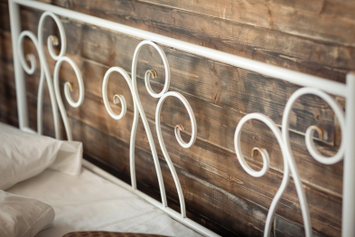 Кованая кровать Лацио 1.8 с одной спинкой