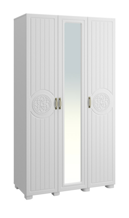 Шкафы распашные, Шкаф «Монблан» МБ-24К комбинированный