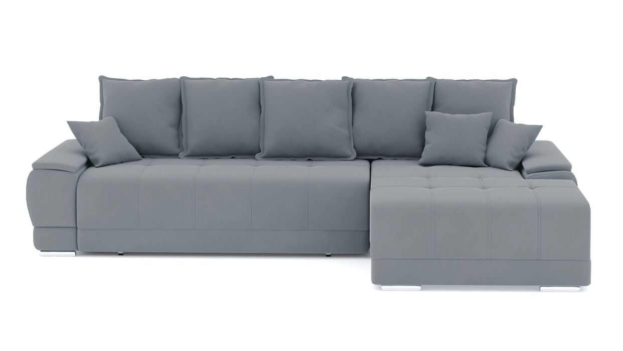 Гостиная, Диван-кровать угловой Нордвикс ПБ, велюр