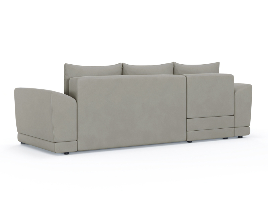 Диваны угловые в гостиную, Диван-кровать угловой Рентон еврокнижка, велюр